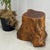 Rustic Large Reclaimed Free-Form Tree Trunk Side Pedestal Table For Sale - Image 3 of 9
