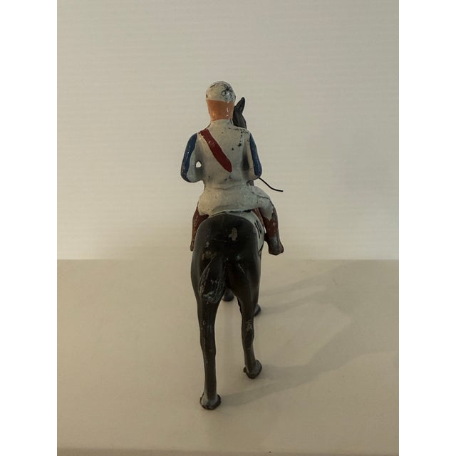Vintage American Cast Metal Racehorse & Jockey Figures — Set of 3 — Made in u.s.A. For Sale - Image 12 of 12