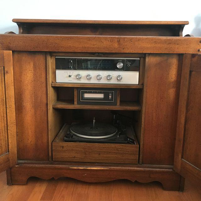 Stereo Cabinet Dry Sink | Chairish