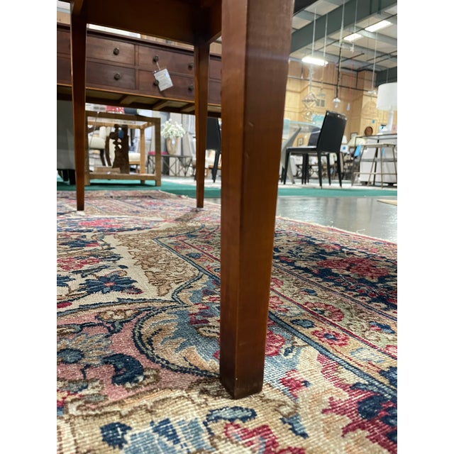 Brown Late 20th Century Eldred Wheeler Solid Maple Drop-Leaf Dining Table For Sale - Image 8 of 10