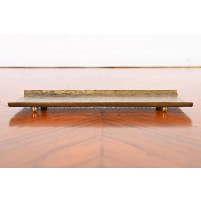 Roycroft Arts & Crafts Hammered Brass Desk Accessory Set Chairish