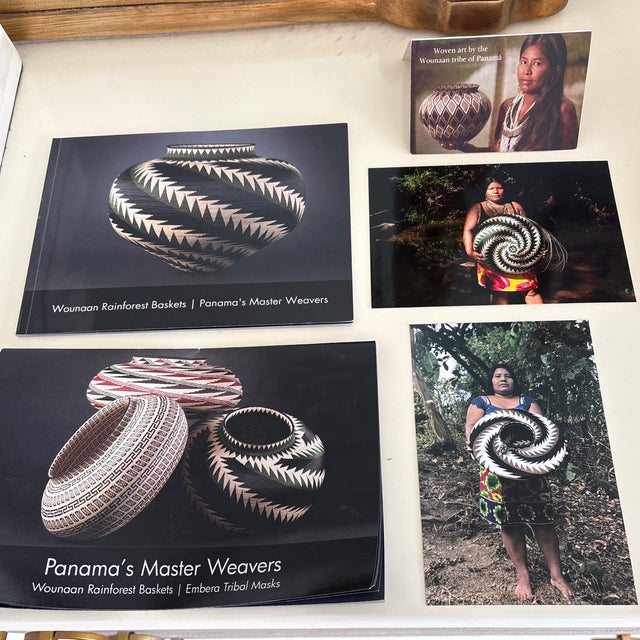 Wood Beautiful 21st Century Wounaan Rainforest Basket For Sale - Image 7 of 8