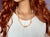 Oregon Peach Opal Beaded Necklace by Noblesse Oblige Studio, 24.5" For Sale - Image 9 of 11