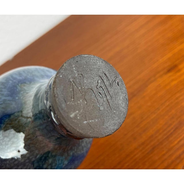 Mid-Century German Studio Pottery Goblet Vase by Janne Reckert-Cordua, 1960s For Sale - Image 14 of 18