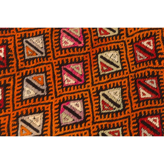 Vintage Anatolian Kilim Rug For Sale - Image 9 of 10