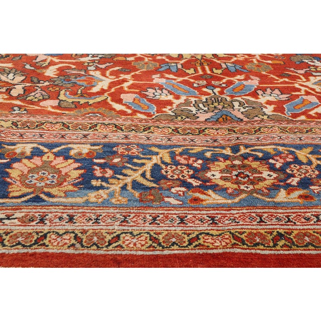 Late 19th Century Late 19th Century Persian Sultanabad Rug, 14'05 X 21'00 For Sale - Image 5 of 10