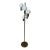 Vintage 1970s Mid-Century Modern Sonneman “Waterfall” Cascading Globe Floor Lamp in Brass For Sale