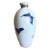Vintage Japanese Fukagawa Hand-Painted Arita Porcelain Enamel Butterfly Vase For Sale