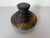 Brown Vintage Raku Fired Sculptural Pottery Pedestal Vase For Sale - Image 8 of 11