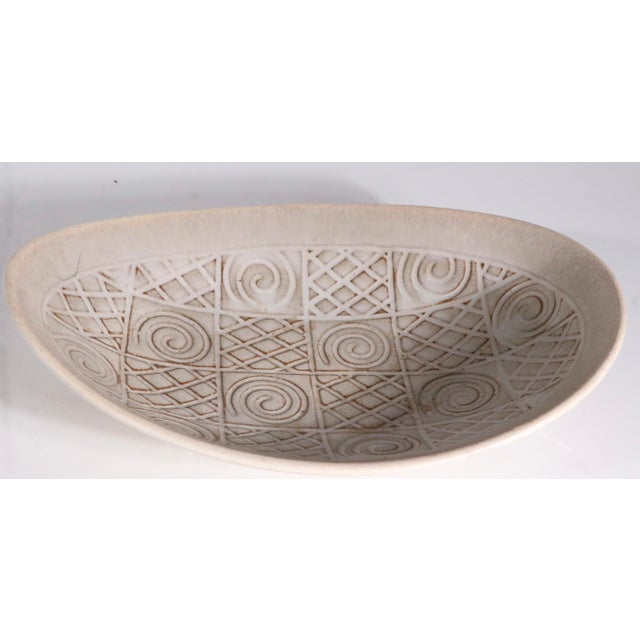 Ceramic Mid Century Ethno Pottery Bowl by Jasba Made in Germany C 1950/60's For Sale - Image 7 of 11