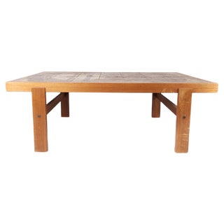 Coffee Table in Teak with Tiles of Danish Design, 1960s For Sale