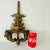 Vintage Large Chinoiserie Brass Pagoda Door Knocker of Distinction For Sale - Image 9 of 12