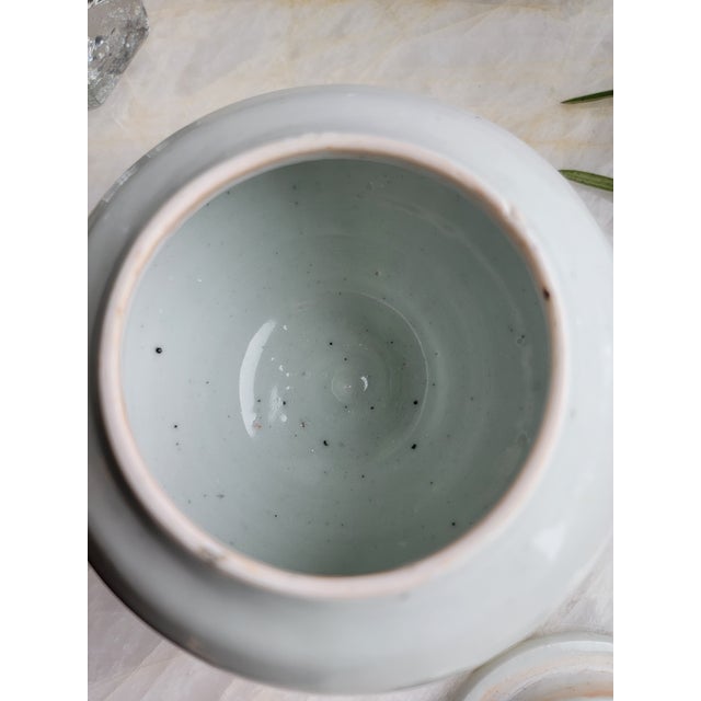 White Handmade Japanese White Porcelain Lotus Flower Lidded Container From Rw Guild by Tomoko Sakai For Sale - Image 8 of 15