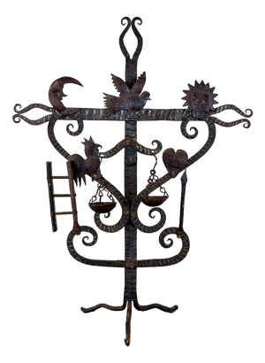 Wrought Iron Cross by Guadalupe Hermosillo Escobar, 1960s