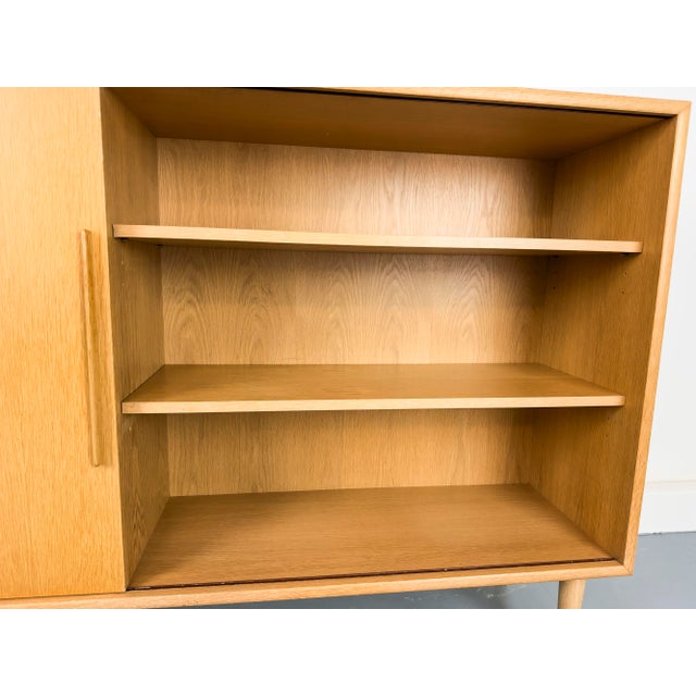 Oak Sideboard with One Sliding Door from WK Möbel, 1960s For Sale - Image 9 of 18