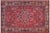 Persian Vintage Tabriz Red/Blue Wool Rug - 9'1'' X 12'4'' For Sale - Image 9 of 10