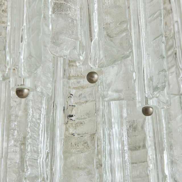 Italian Murano Glass Chandelier Attributed to Toni Zuccheri for Venini, 1960s For Sale In Chicago - Image 6 of 11