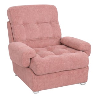 Mid-Century Dusty Pink Modular Sofa Armchair from Heals For Sale