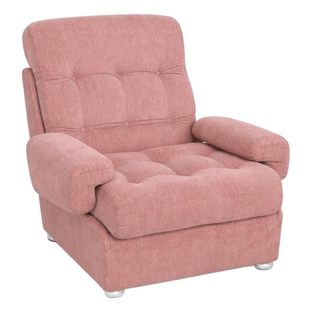 Mid-Century Dusty Pink Modular Sofa Armchair from Heals For Sale