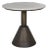Joseph Side Table, Aged Brass For Sale