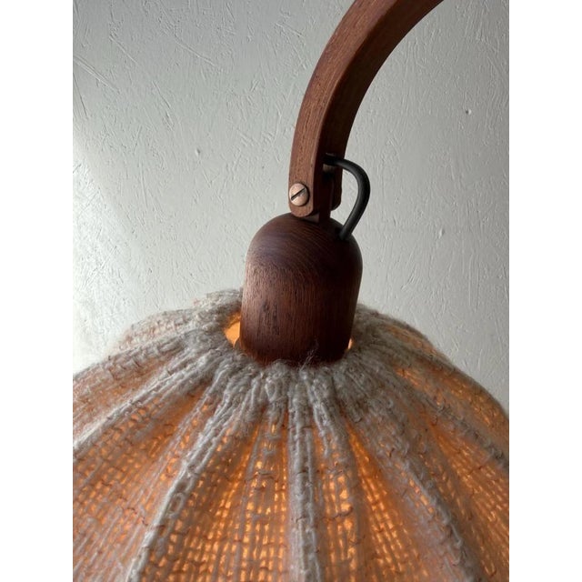 Double Adjustable Floor Lamp in Teak from Domus, 1960s For Sale - Image 9 of 10