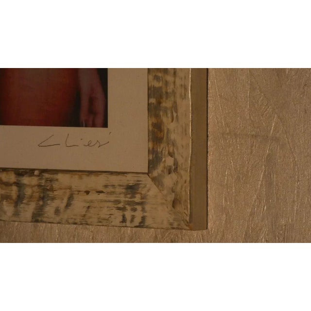 Serigraph on canvas, signed and numbered by the artist Giorgio Chiesi. The serigraph is taken from a canvas without title....