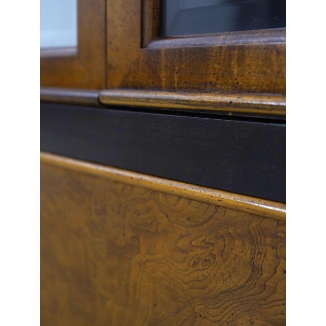 Pair of Century Asian Inspired Modern Design Curio Cabinets For Sale - Image 16 of 18