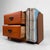 Small Japanese Desk Cabinet with Extendable Bookend, 1980s For Sale - Image 4 of 10