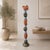 2020s Marc Zimmerman "Stone Perch 4" Glazed Ceramic Totem, 62 Inches Tall, Stone-Like Brown Forms, Blue Sphere Accents, Contemporary Art West Coast For Sale - Image 5 of 7