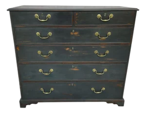 Georgian Ebonized Chest of Drawers