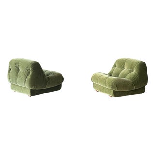 Italian Lounge Chairs, 1970s, Set of 2 For Sale