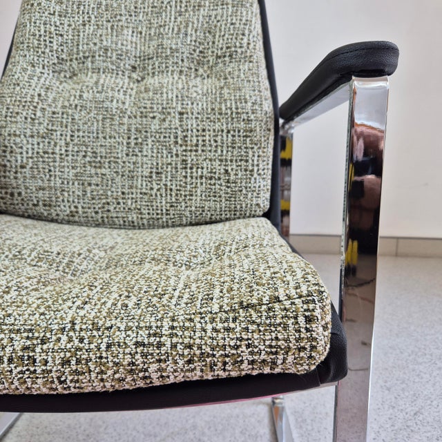 Black Mid-Century Armchairs by Miller Borgsen for Röder & Söhne, 1960s, Set of 4 For Sale - Image 8 of 12