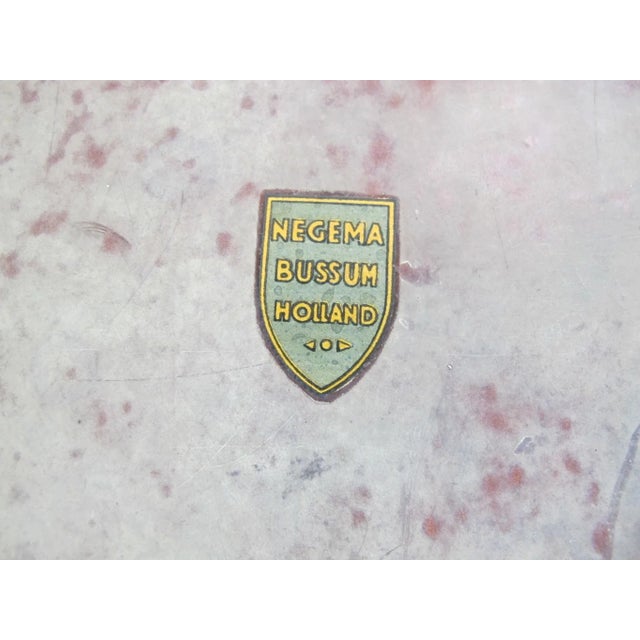 1950s Dutch Modernist Formica Side Table from Negema, 1950s For Sale - Image 5 of 8