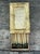 Gold Vintage Gilt Bamboo Table Setting Personal Match Strikes - Set of 8 For Sale - Image 8 of 12