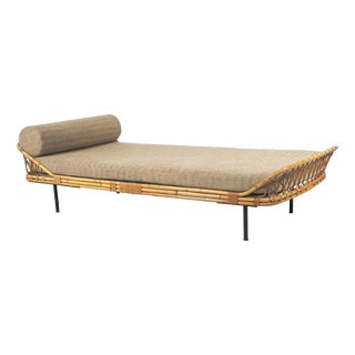 Vintage Bamboo Daybed, Italy, 1960s For Sale