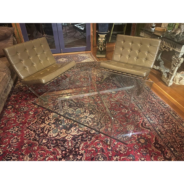 Metal 1970s Knoll Barcelona Chairs For Sale - Image 7 of 7