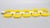 1970s Vintage 1971 Signed Napier Yellow & White Lucite Link Bracelet For Sale - Image 5 of 9