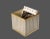 Mid-Century Italian Cubic Brass and Chromed Metal Newspaper Rack, 1970s For Sale - Image 14 of 18