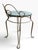 Mid 20th Century Wire Framed Hollywood Regency Style Vanity Stool Bench C. 1950/60's For Sale - Image 5 of 10