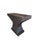 Solid Teak Wood Console Table Espresso Finish Modern Organic For Sale - Image 6 of 8