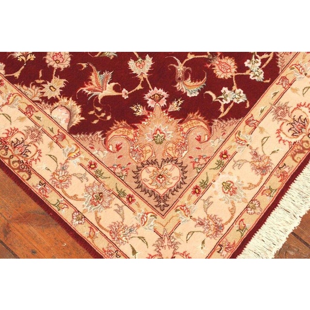 Brown Middle Eastern Rug in Wool For Sale - Image 8 of 11