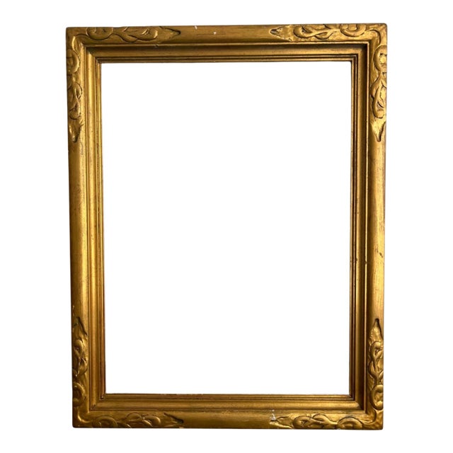 Vintage, Large Giltwood Art Nouveau Frame For Sale
