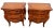 Elevate your bedroom or living space with this breathtaking pair of Italian luxury nightstands, masterfully hand crafted...