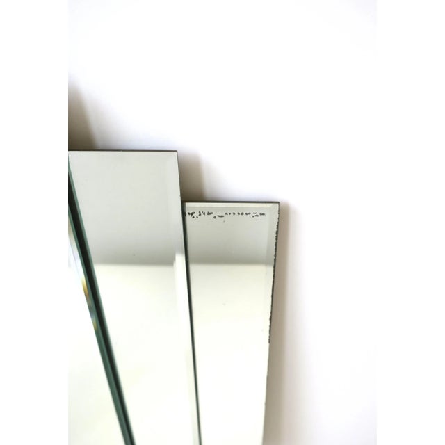 '70 Modern Deco Wall or Vanity Mirror For Sale - Image 11 of 13