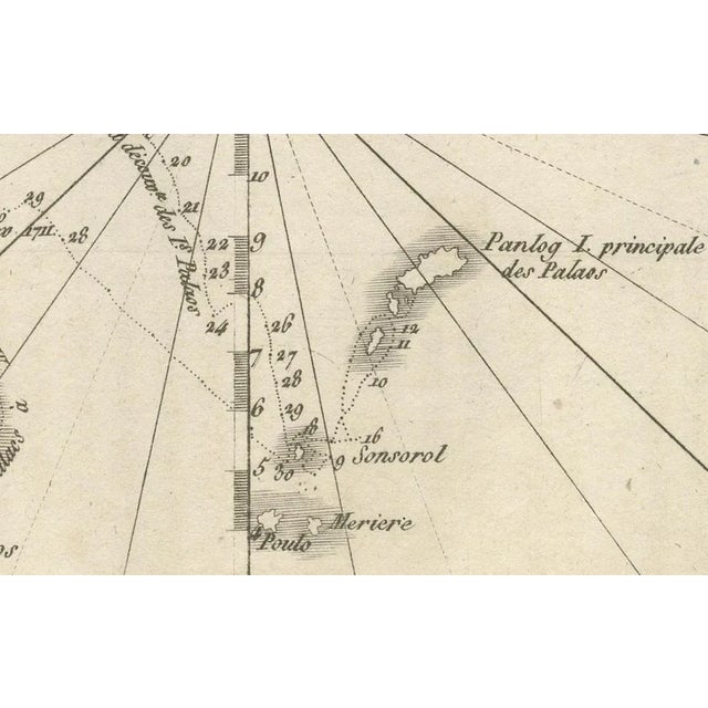 Antique French Map of the Philippines and Palau Islands, 1790 For Sale - Image 5 of 10