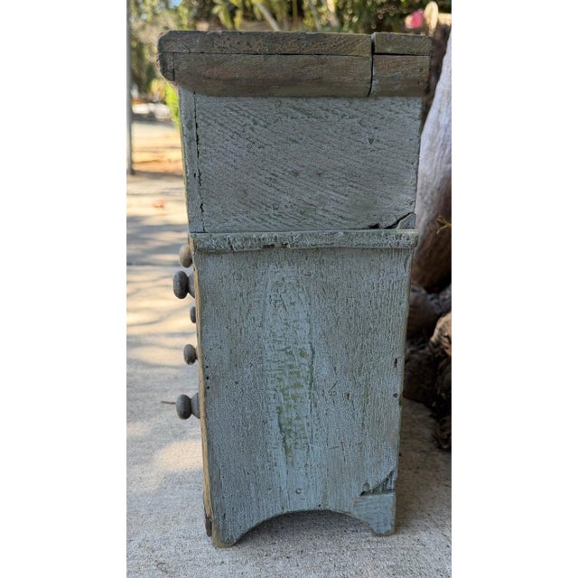 Late 19th Century Original Painted Apothecary Cabinet/Trunk For Sale In Los Angeles - Image 6 of 10