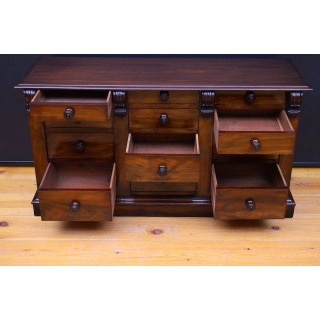 William IV Low Chest of Drawers in Mahogany For Sale - Image 17 of 18