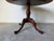 Brown Vintage Queen Anne Style Mahogany Round Pedestal Occasional / Dining Table For Sale - Image 8 of 18