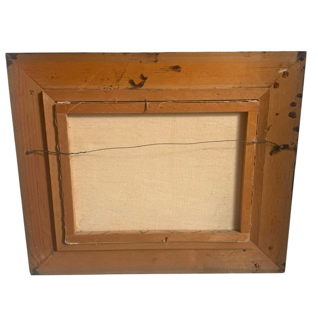 Mid 20th Century Framed Oil on Canvas Painting “Clipper Ship at Sea” Artist Signed Paolo For Sale - Image 11 of 12