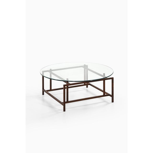 Coffee Table in Rosewood and Glass attributed to Henning Nørgaard, 1960s For Sale - Image 3 of 7